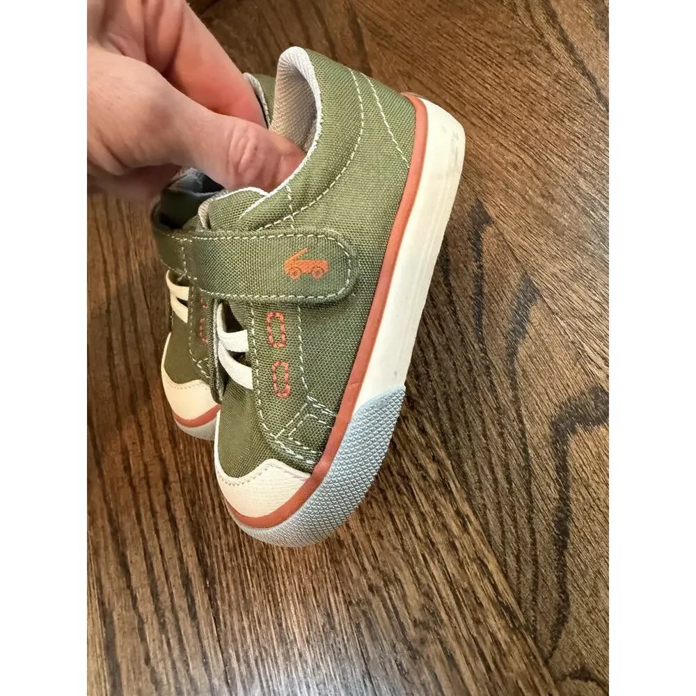 See Kai Run Alex Olive Green Sneaker Little Kids Sz 5c NEW